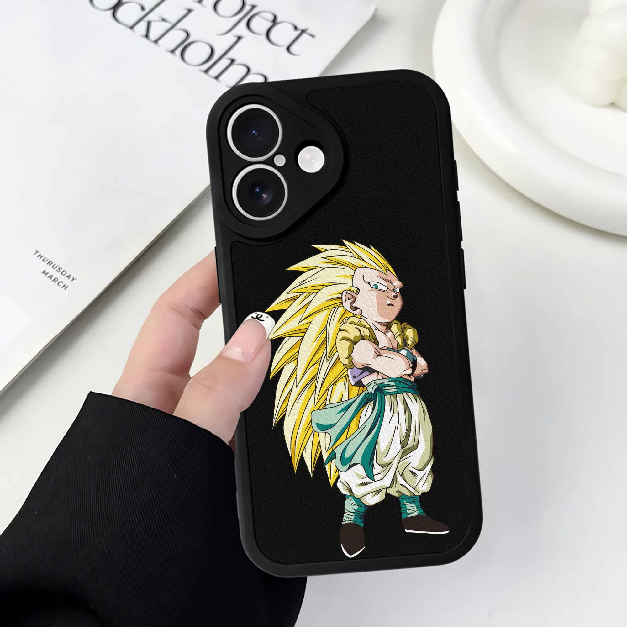 （画像用） ドラゴンボール ベジット DRAGON BALL Vegetto 【iPhone 16シリーズ対応】シリコンスマホケース（レザー調） 材質：シリコン